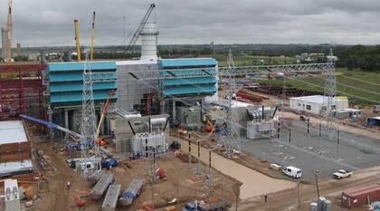 La central Termoeléctrica Manuel Belgrano, en Campana