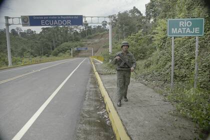 El Mataje, en la frontera entre Ecuador y Colombia