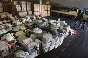 Aceleran el control de 365 cargamentos decomisados para donar la mercadería contrabandeada