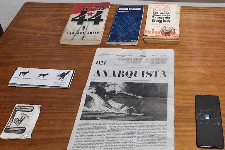 El material incautado en Barracas