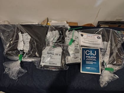 El material secuestrado durante los operativos