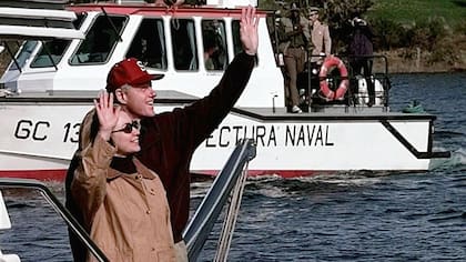 Bill y Hillary Clinton, en Bariloche