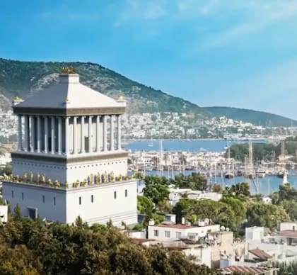 El Mausoleo de Halicarnaso se construyó en el siglo IV antes de Cristo