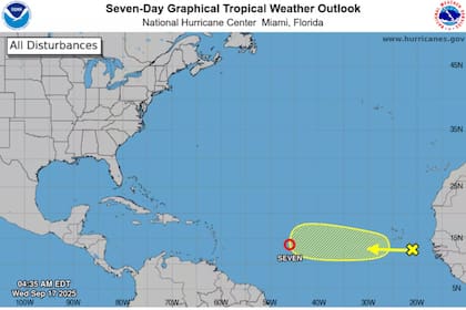 El mayor cambio con Gabrielle fue su centro, que se reformó más lejos al norte en comparación con la advertencia anterior
