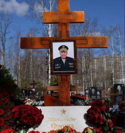 El mayor general ruso Vladimir Frolov murió en combate en Ucrania