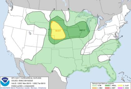 El Medio Oeste en alerta por inundaciones repentinas: lluvias torrenciales de hasta 50 mm/h saturarán el valle del Mississippi y los Grandes Lagos