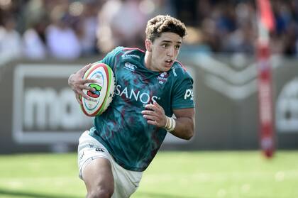 El medio-scrum Agustín Moyano, de Dogos XV, es uno de los que más proyección tienen entre los jugadores del medio local convocados.