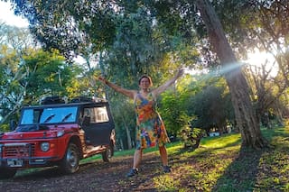 Lo encontró a dos cuadras de su casa, recorrieron juntos todo el país y ahora se despiden