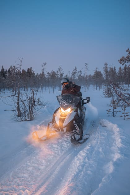 El mejor horario para encontrar las auroras es cerca de la medianoche (Foto: Gentileza Agustín de la Parra)