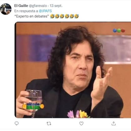 El meme de Pappo y su "buscate un laburo honesto" tampoco faltó para responder el mensaje de Acquaviva en Twitter