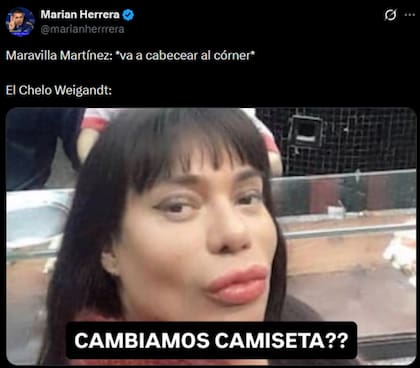 El meme más repetido incluyó la comparación de Weigandt con Oggi Junco