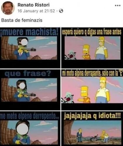 El meme que editó el docente