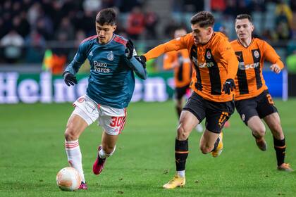 El mendocino, dentro de la poca acción que tuvo en el conjunto neerlandés, se dio el gusto de sumar minutos en la Europa League: le convirtió a Shakhtar Donetsk, de Ucrania.