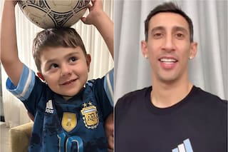 Un niño confundió al ángel de la guarda con Di María y el futbolista le agradeció con un tierno mensaje