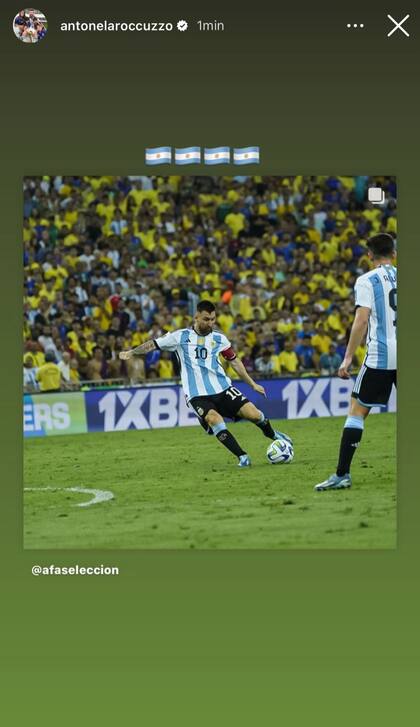 El mensaje de Anto Roccuzzo tras el triunfo de "La Scaloneta" en el Maracaná