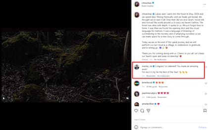 El mensaje de apoyo de Marley a la directora de Hamnet (Foto: Instagram @chloezhao)