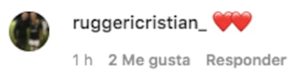 El mensaje de Cristian Ruggeri a su tío