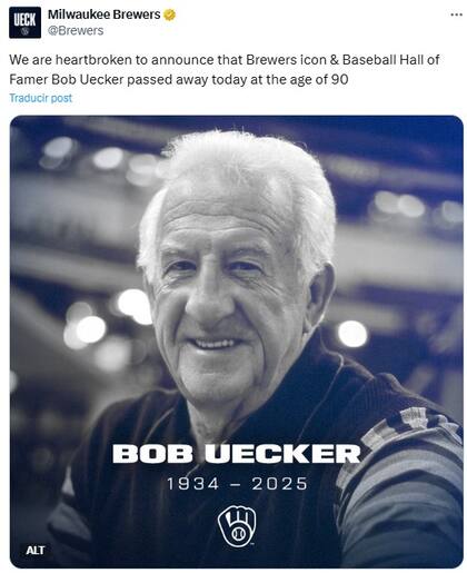 El mensaje de despedida de Milwaukee Brewers
