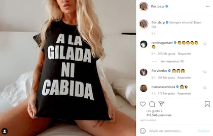 El mensaje de Florencia Peña contra las críticas recibidas