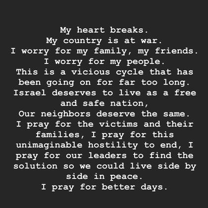 El mensaje de Gadot en mayo de 2021