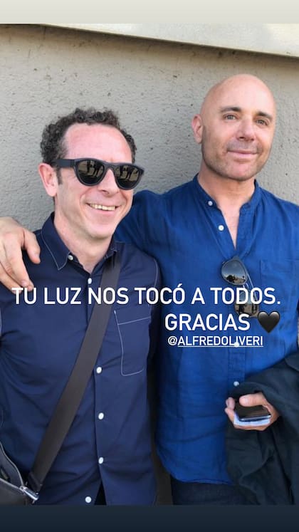 El mensaje de Germán Martitegui para despedir a Alfred Oliveri: "Tu luz nos tocó a todos. Gracias"