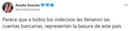 El mensaje de Granata contra los diputados indecisos