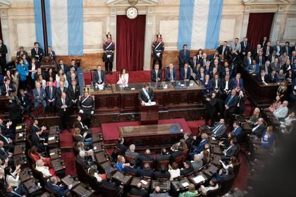 El mensaje de Javier Milei al Congreso