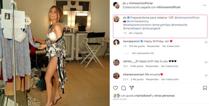 El mensaje de JLo en su cumpleaños