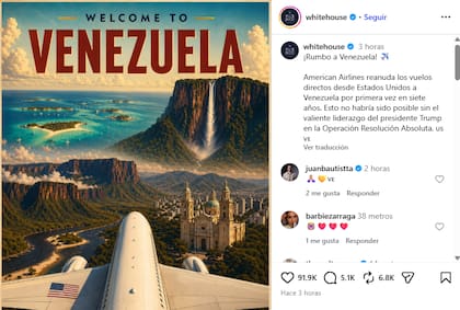 El mensaje de la Casa Blanca en redes sociales