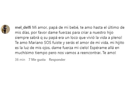 El mensaje de la esposa de Mariano Barbieri