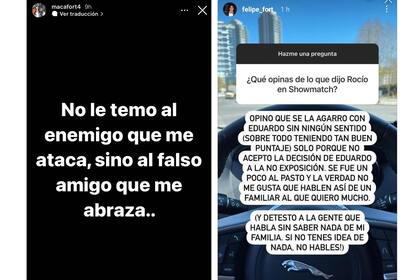 El mensaje de la hija de Eduardo Fort y el de su sobrino, después de la catarsis de Rocío Marengo en "La Academia"