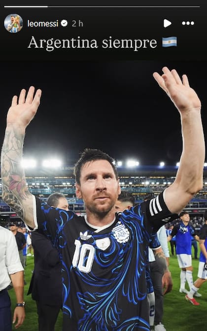 El mensaje de Leo para los argentinos