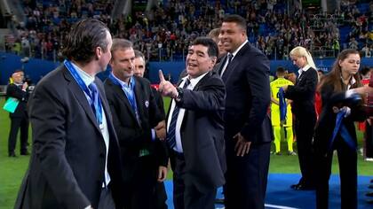 El mensaje de Maradona a Pizzi