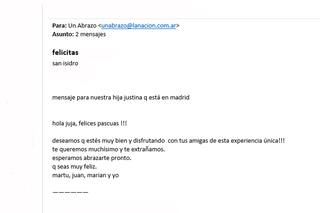 "Esperamos abrazarte pronto"