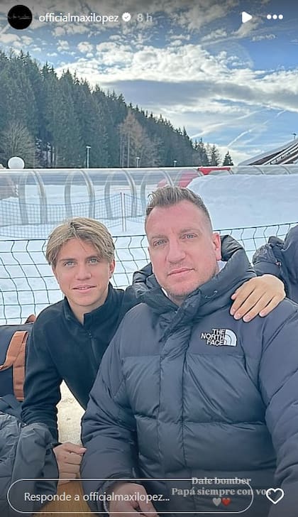 El mensaje de Maxi López a su hijo Valentino, tras la lesión