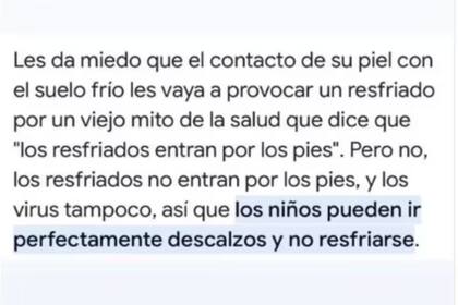 El mensaje de Mica Viciconte contra las críticas por llevar a su hijo descalzo