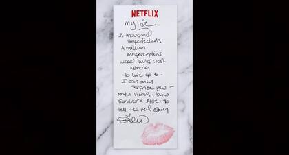 El mensaje de Pamela Anderson en su cuenta de Instagram.