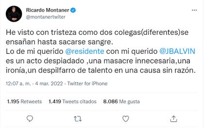 El mensaje de Ricardo Montaner en medio de la polémica