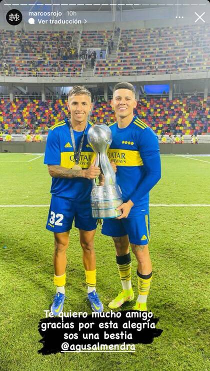 El mensaje de Rojo para su compañero y amigo Almendra