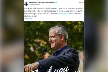 El mensaje de Steven Meiner al ser reelegido alcalde en Miami Beach