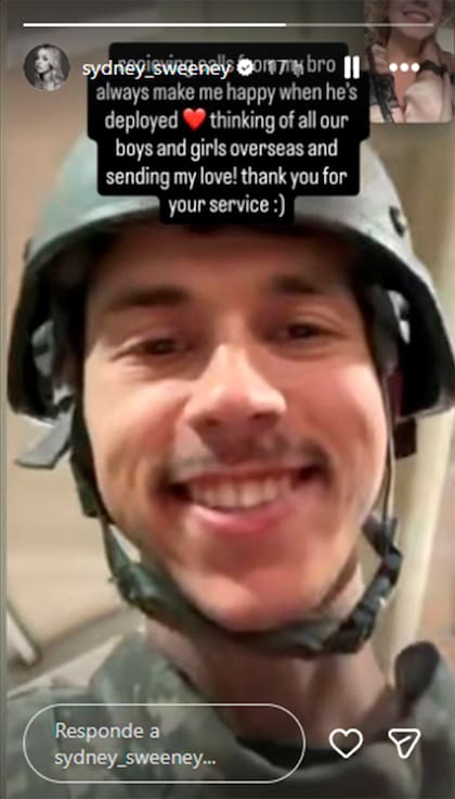 El mensaje de Sydney Sweeney para su hermano Trent