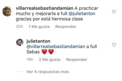 El mensaje del agresor a una de las profesoras en Instagram