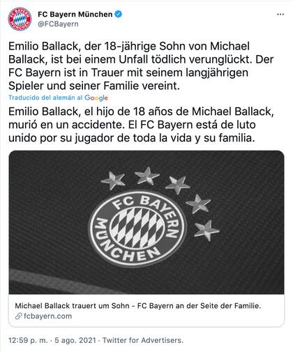 El mensaje del Bayern Munich