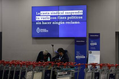 El mensaje del Gobierno contra el paro de pilotos.