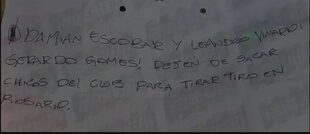 El mensaje mafioso que dejaron junto al cuerpo de "Jimi" Altamirano, afuera de la cancha de Newell's, en Rosario