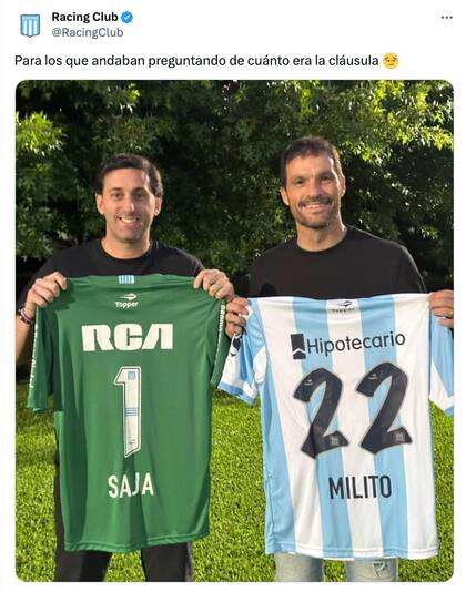 El mensaje publicado en X parece representar una "indirecta" a la dirigencia de River Plate