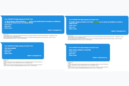 El mensaje que aludiría al ex senador Kueider.