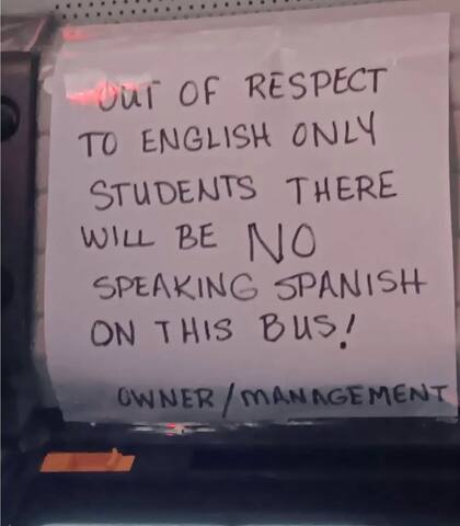 El mensaje que desató la polémica