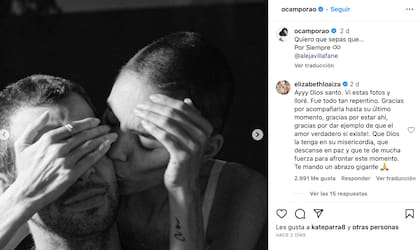 El mensaje que le dedicó Raúl Ocampo a su novia, Alejandra Villafañe