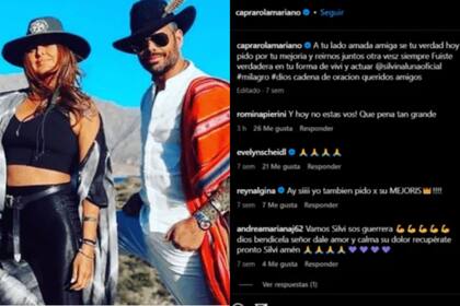 El mensaje que Mariano Caprarola le había dedicado a Silvina Luna semanas atrás
